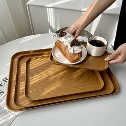 Jewelry Dish for Women Jewelry Tray Dish Plastic Rectangular Shape Plate For Dining Plate Home Serving Tray Tea Tray