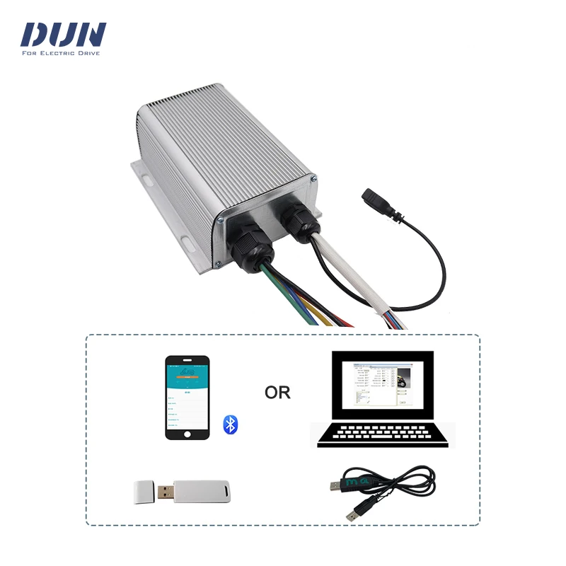 

SVMC7245 NO.2 Protocol DC 45A BLDC Controller For 800-1000w Motor