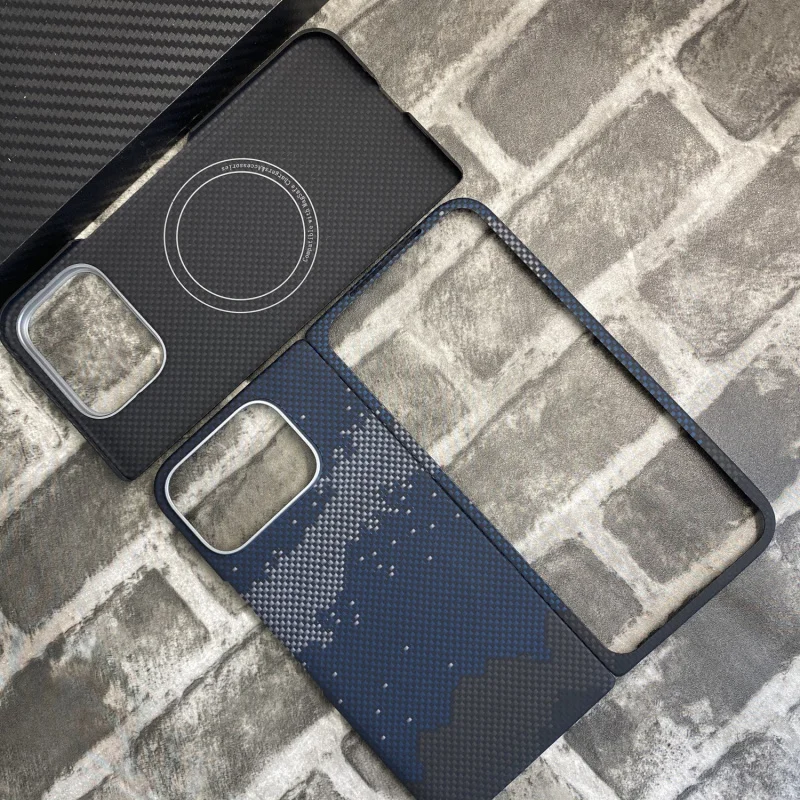

Google Pixel 10 Pro Fold Aramid Fiber Case Ultra Slim Carbon Texture Magnetic Protective Cover Shockproof Bumper Armor