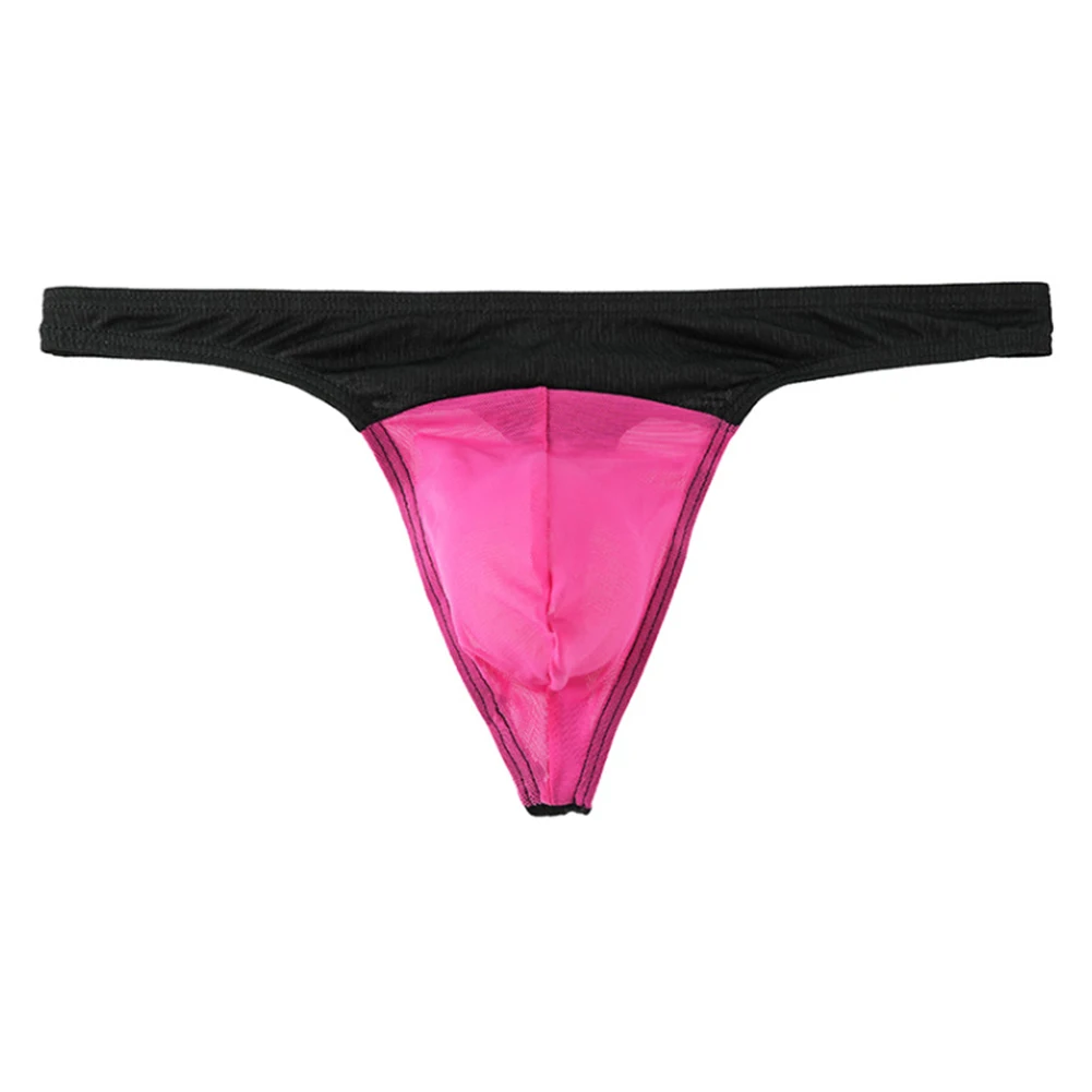 

Men Sexy Mesh Sissy Pouch G-strings Lingerie Breathable Low Rise T-back Gay Underwear Sexy Torys For Man Thongs Men's Panties