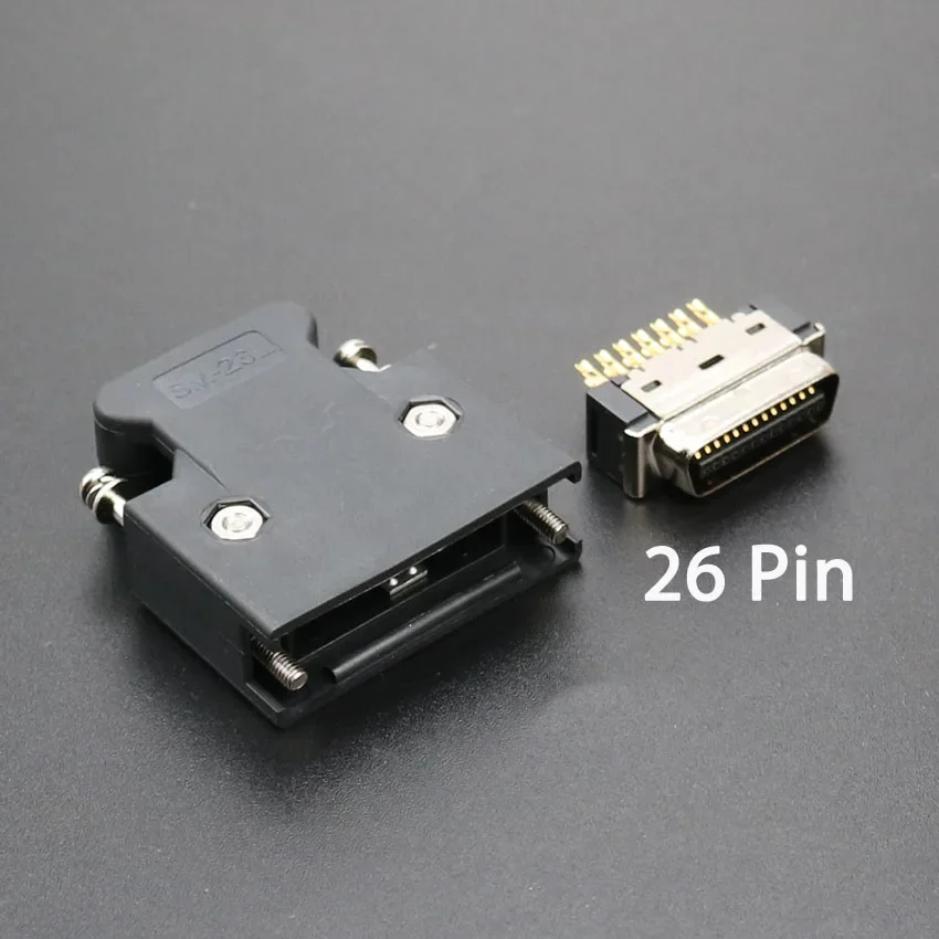 موصل SCSI hcn من نوع فتحة المكونات الذكور لباناسونيك ، ياسكاوا ، ميتسوبيشي ، مضاعفات mmDor ، محرك محرك IO تحكم ، 14 ، 20 ، 26 ، 36 ، 50 دبوس