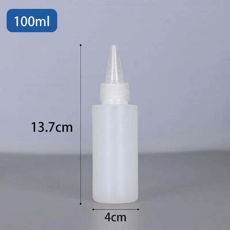 200/250/1000ml Empty PE Hair Color Bottle Applicator Plastic Squeeze Bottle for Hair Dispensing Bottles Nozzle Tip Dye Bottle