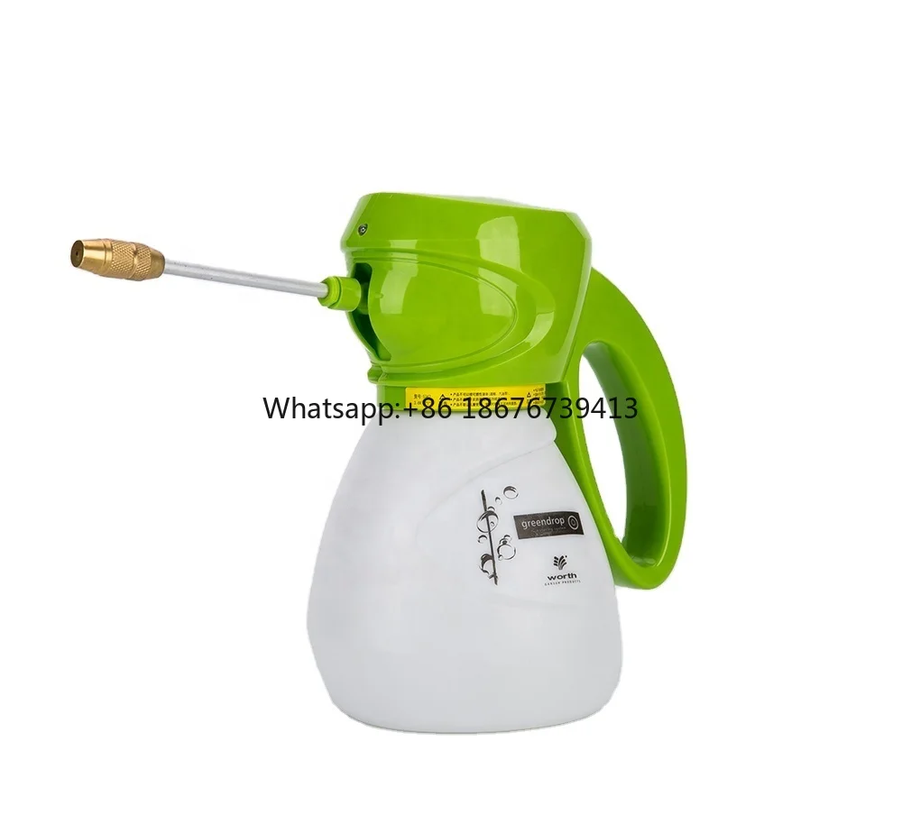 1 Liter Lithium Battery Energy Saving Plastic Water Spray Bottle Garden Pump Pressure Electric Water Sprayer
