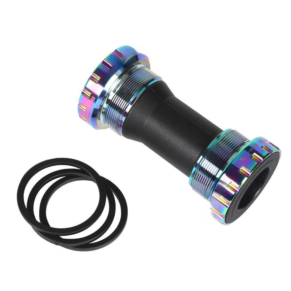 BB92 Threaded Press Fit Bicycle Bottom Bracket For Hollowtech Crankset Waterproof Double Seal Steel Bearing Smooth Pedaling