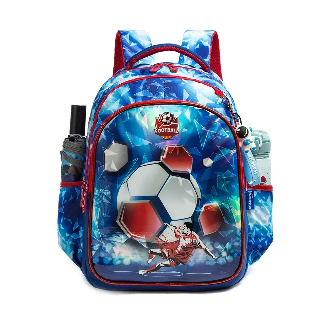 Fußball tasche Kinder 3 in 1 Rucksack mit Lunch Bag Feder mäppchen Kinder rucksack Kinder schul rucksack