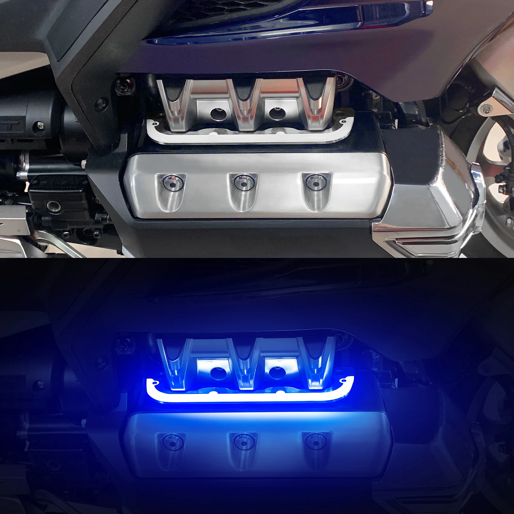 Engine Panels LED Running Light Fit For Honda Goldwing 1800 GL1800 2018-2024 Motorcycle - view 4