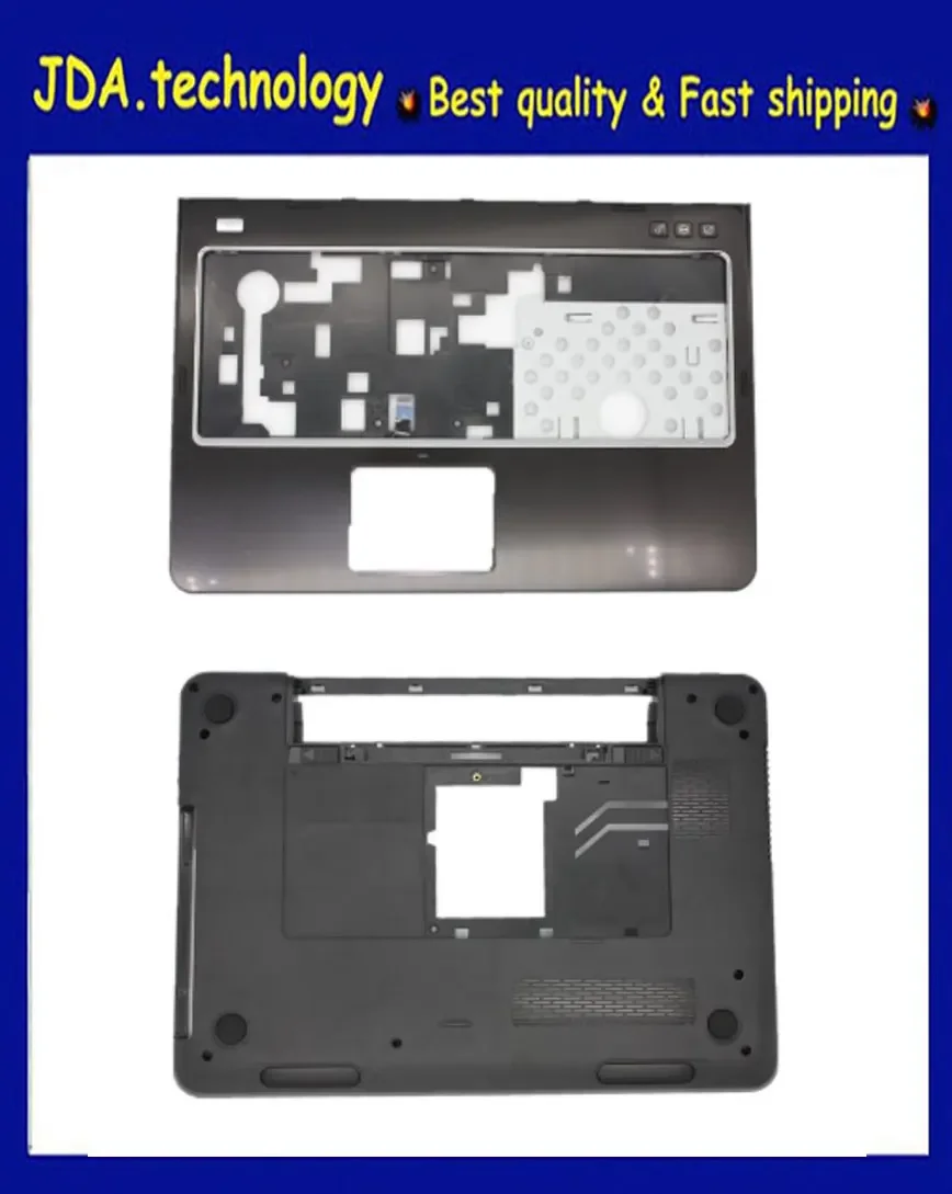 

MEIARROW New For Dell 14R N4110 N4120 N4010 Palmrest upper cover keyboard bezel +Bottom Case Bottom shell