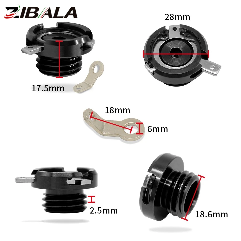 CNC Aluminum Motorcycle Engine Oil Cap Bolt FOR DUCATI 848 748 749 1098 1198 HYPERMOTARD 821 MONSTER 696 821 1100 EVO 1200 S