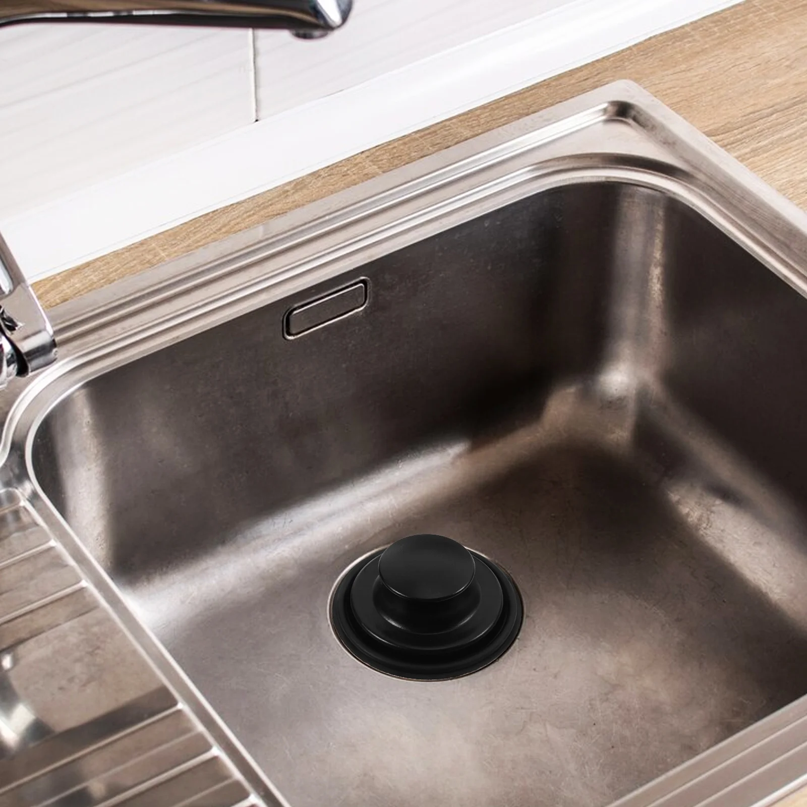 

Kitchen Sink Stopper Rubber Drain Plug for Garbage Disposal and Dishwasher Use Easy Install No Sliding Secure Fit