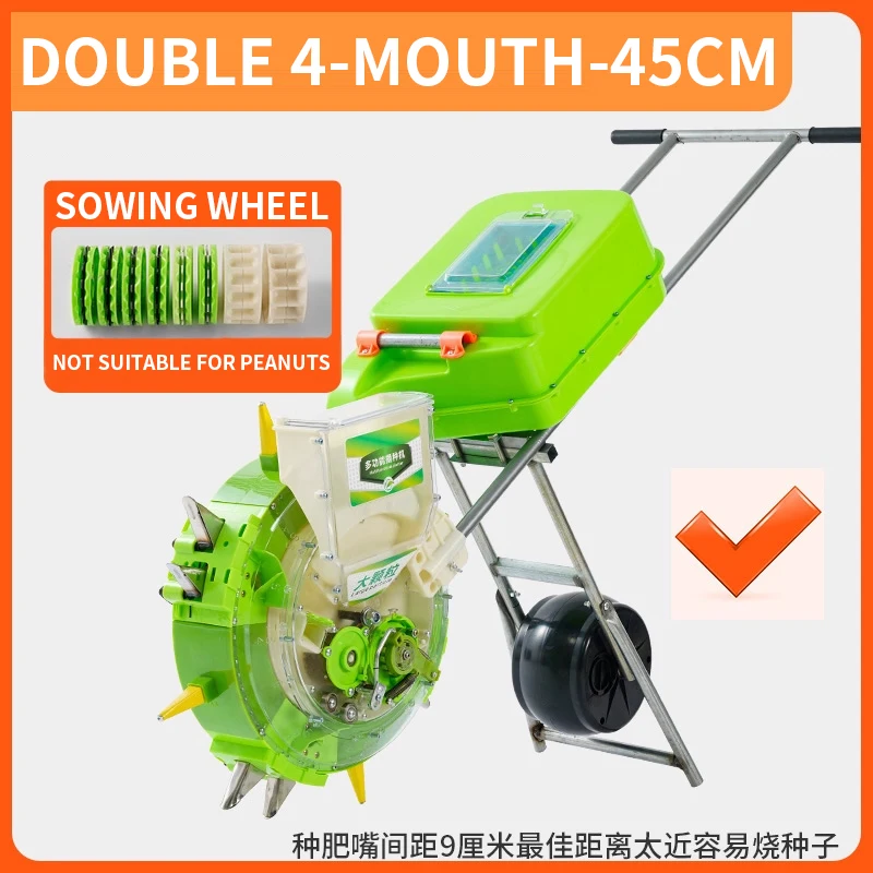 Hand Push Seeder Soybean Corn Small Light Seeder Sowing Fertilizer Machine Not Suitable Peanuts