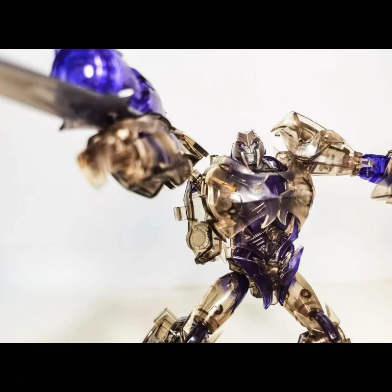 ของเล่นแปลงร่าง APC-TOYS TFP โมเดลแอ็คชั่นฟิกเกอร์เมกะทรอนสีดำโปร่งใส ของแท้พร้อมกล่อง ของสะสม ของขวัญ