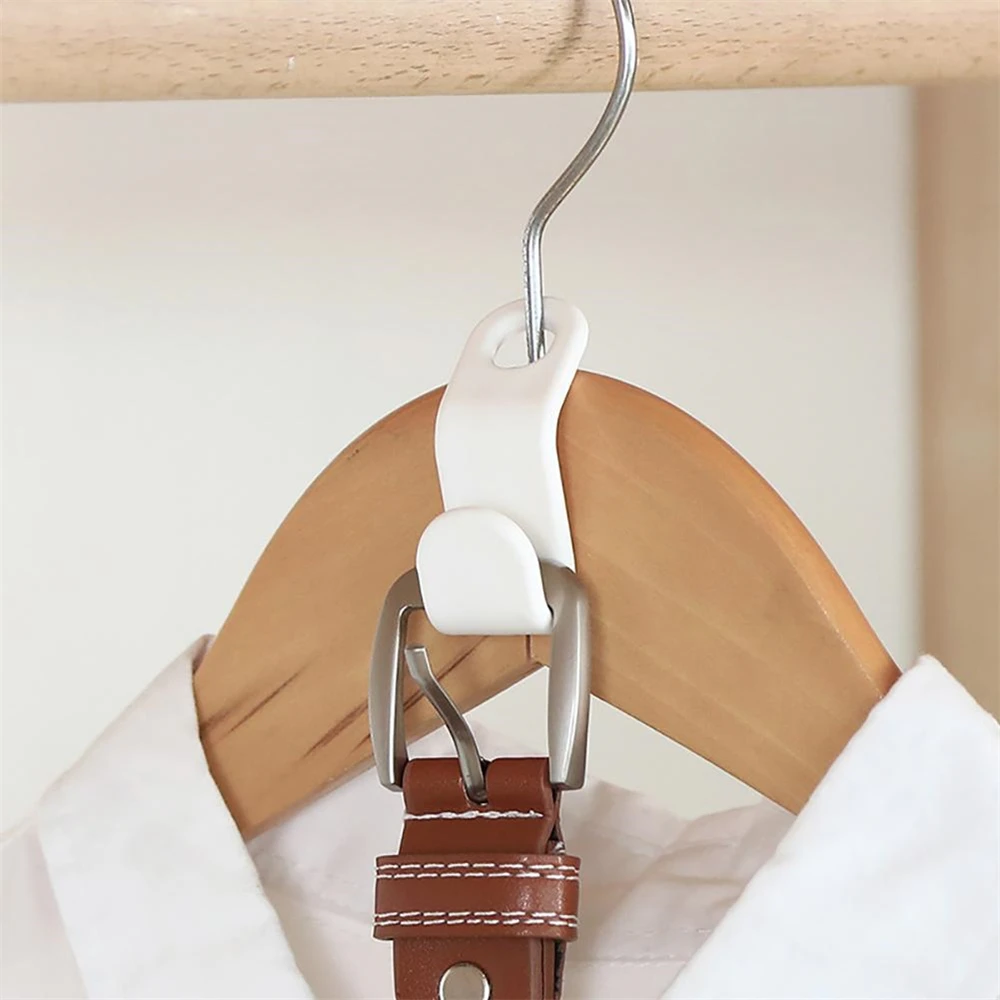 5/10/20pcs Mini Clothes Hanger for Closet Connector Hooks Cascading Plastic Wardrobe Coat Organizer Rack Holder Space Saving