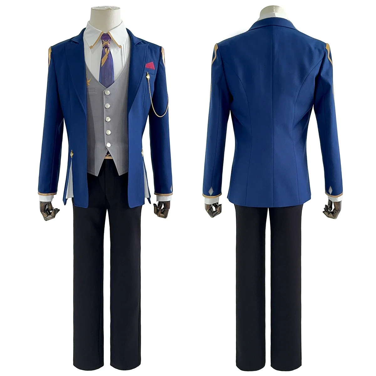 

Cosplay For All Time Anime Clarence Cosplay Costume Uniform Suit Pants Shirt Vest Tie Belt Daily Wear Cos Convention Gift