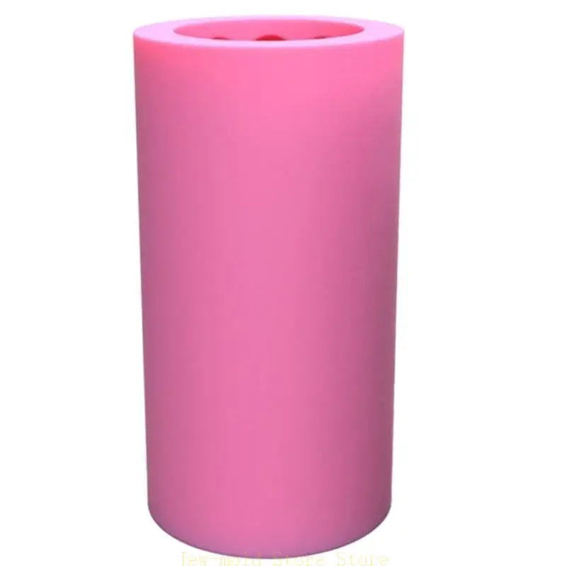 

C71B Pen Storage Silicone Mold Round Flower Vase Resin Mold Simple