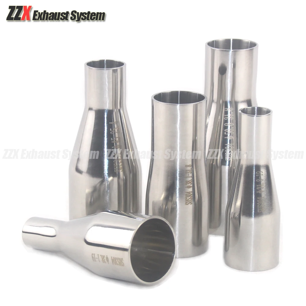 304 stainless steel 51-19mm outer diameter welded reducer is suitable for automobile exhaust conversion tail-throat modification