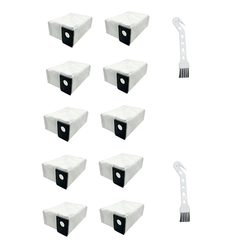 For Eureka J15 Pro Ultra/Midea V15pro Robot Sweeping Accessories Consumables Dust Bag Replacement Pack Brush-T33C