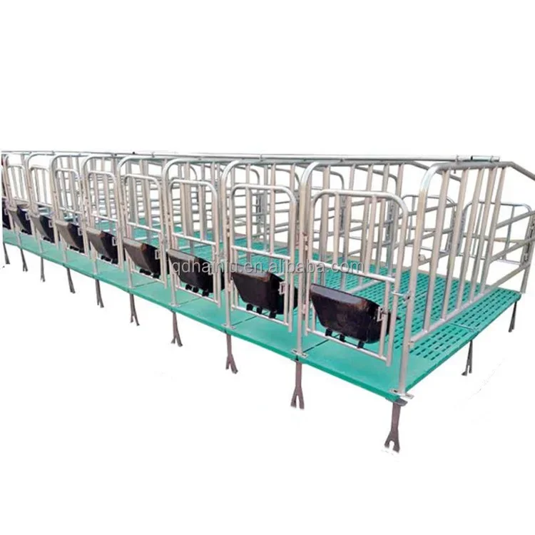 

High Quality Automatic Plastic Gestation Stall Crates Pig Cage with Sow Positioning and Limit Bar for Pig Farm New Condition