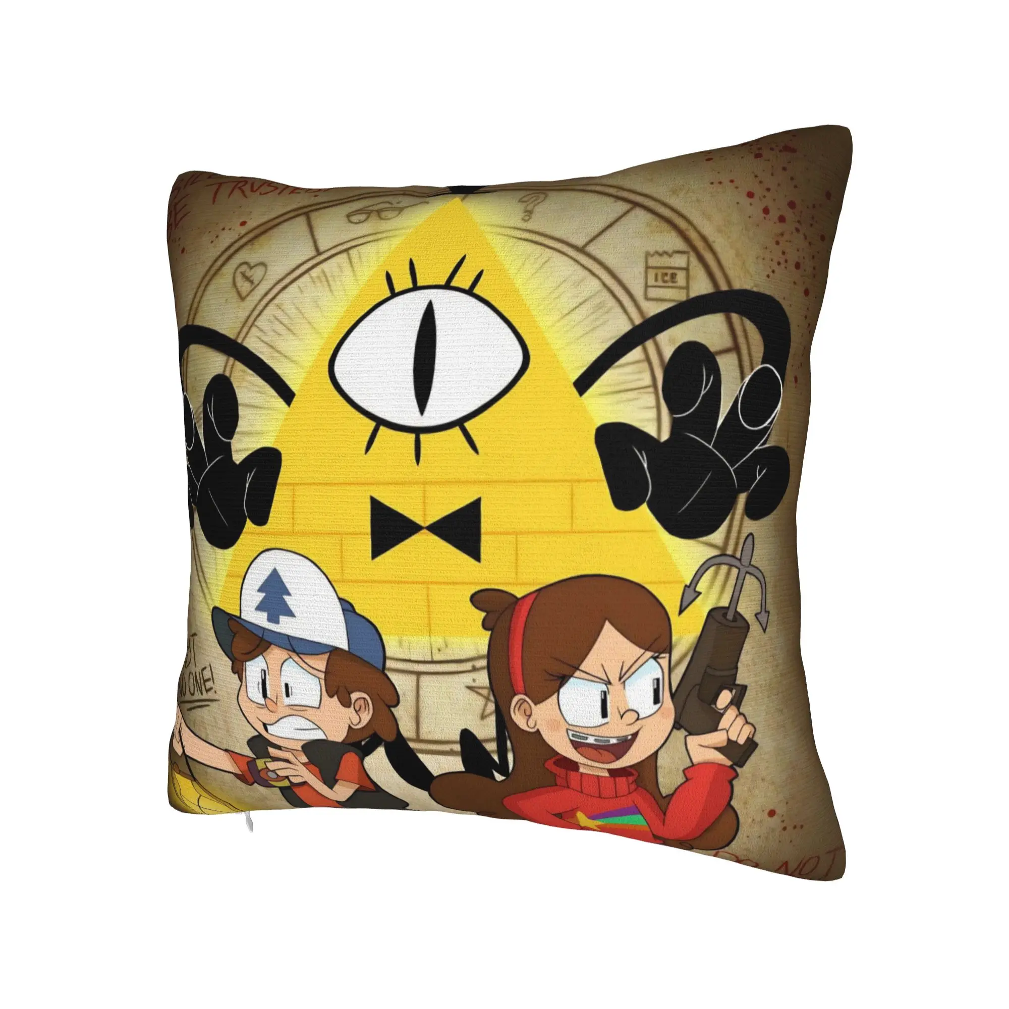 G-Gravity Falls Pillow Cover Merchandise Printed Cushion Cover Decor  Throw Pillow Case Cover Car Multiple Sizes