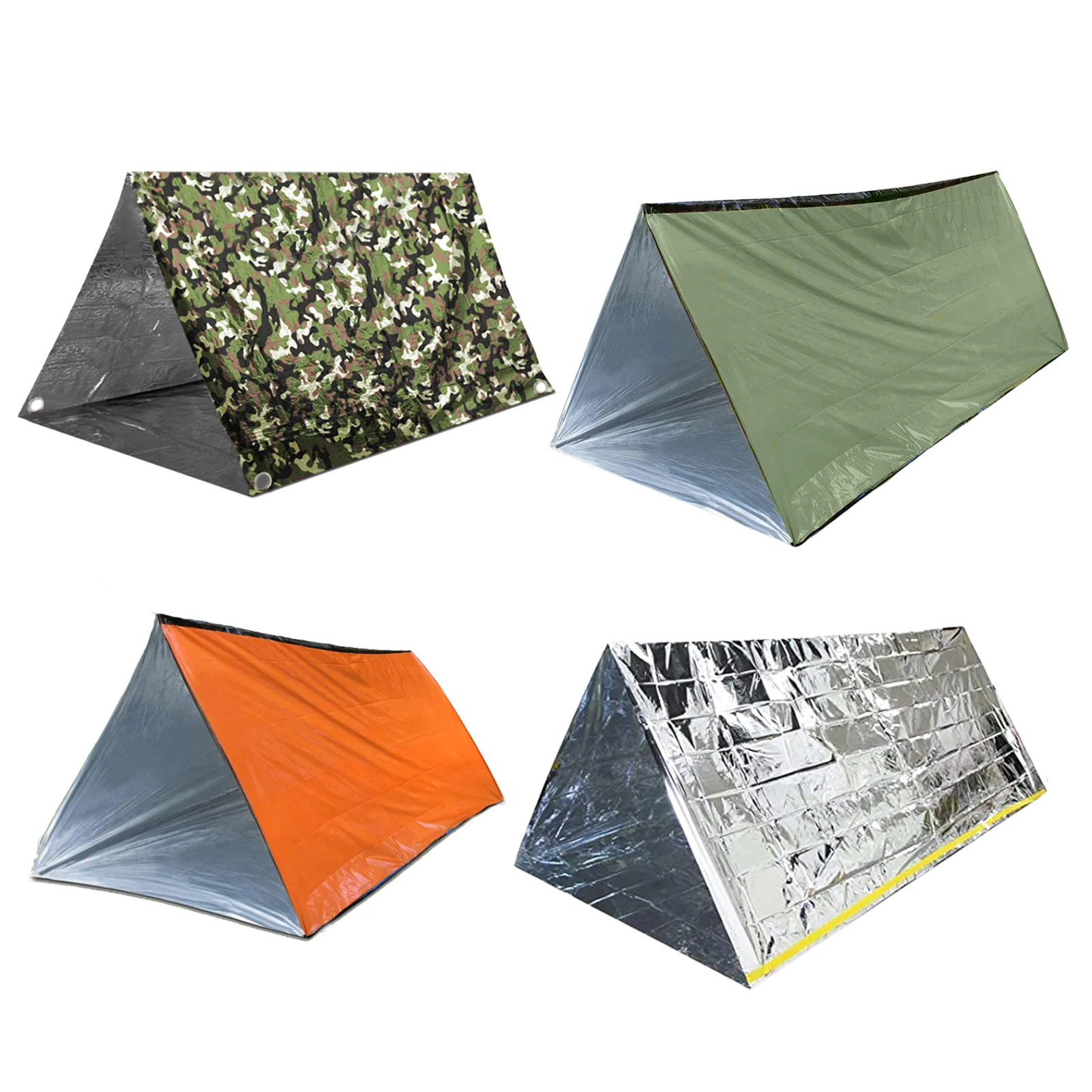 Outdoor Life Tent Emergency Survival Tent Ultralight Survival Shelter Lightweight Mylar Reflective Material Emergency Tent