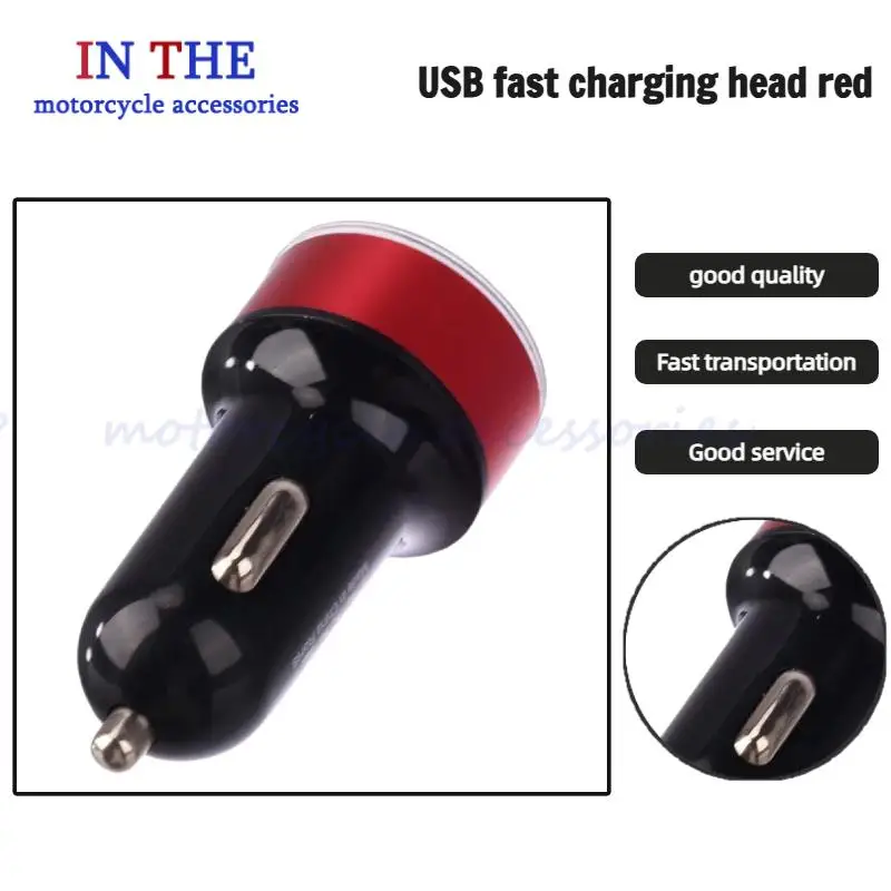 Cigarette Lighter Quick Charge Adapter: USB A+USB C Dual Ports for Phone Fast Charging