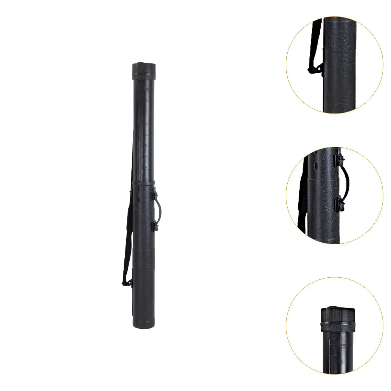 Tube d'Affiche Extensible, Support de Stockage de Documents, avec Sangle Réglable, pour la Proximité