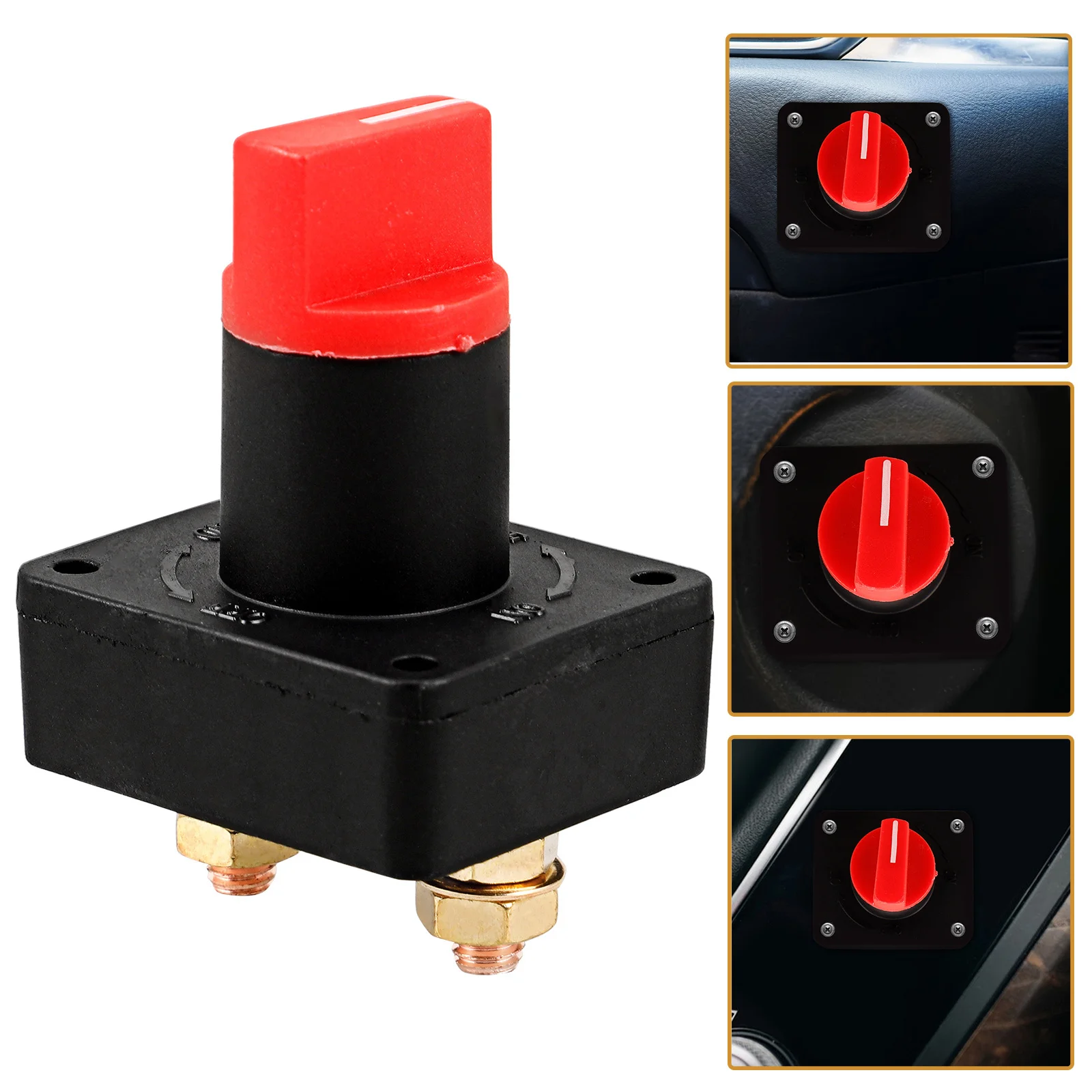 

Car Ignition Knob Electrical Shutoff System Durable Lightweight Starter Switch for Vehicle Yacht Replacement Knob