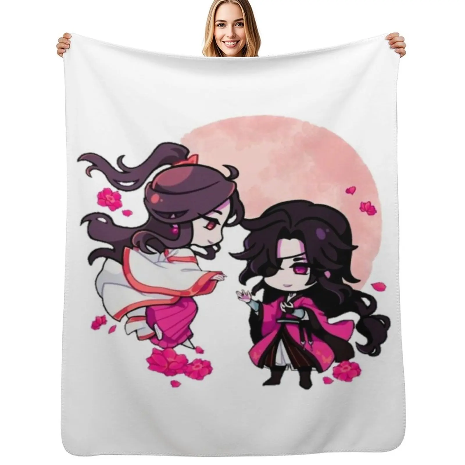 

Heaven Official's Blessing Throw Blanket Stain Resistant Cozy Warm Blanket