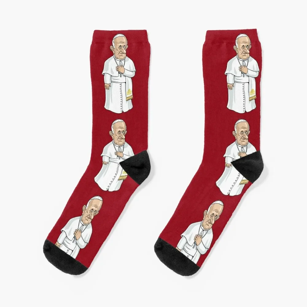 

Pope Francis Socks Non-slip FASHION Socks For Man Women's