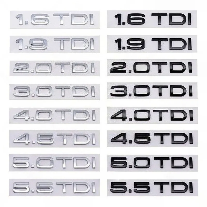 

Для Audi A3 A4 A5 A6 A7 A8 Q3 Q5 Q7 Q8 Accessroies 3D ABS Автомобильный логотип 1.9 2.0 2.8 3.0 4.2 TDI 3.6 Наклейка Эмблема багажника Задний значок