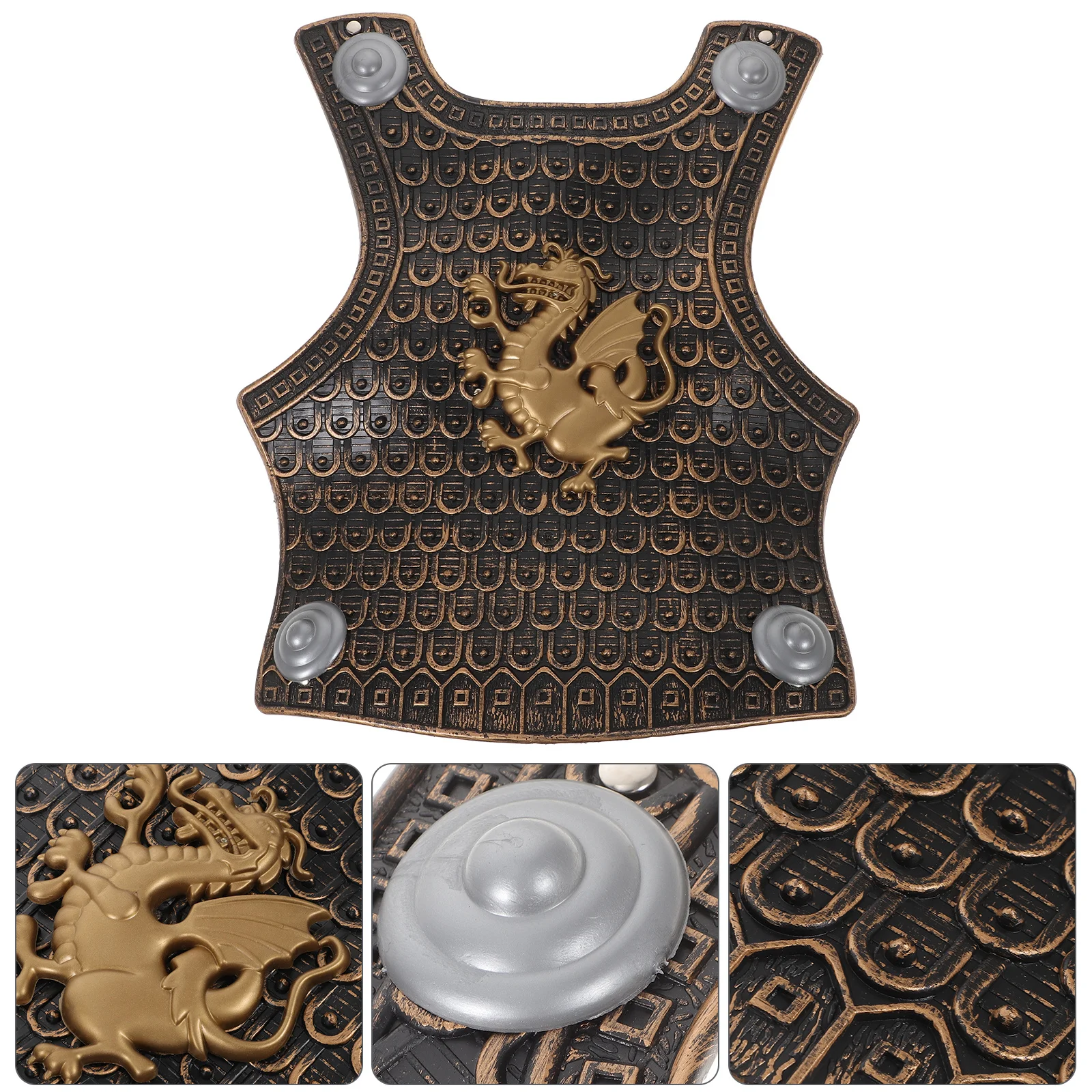 Kinder-Brust-Kunststoff, hochwertiges, langlebiges Cosplay-Kostüm für Jungen 8–12, Partyzubehör, Rüstungen für Kinder