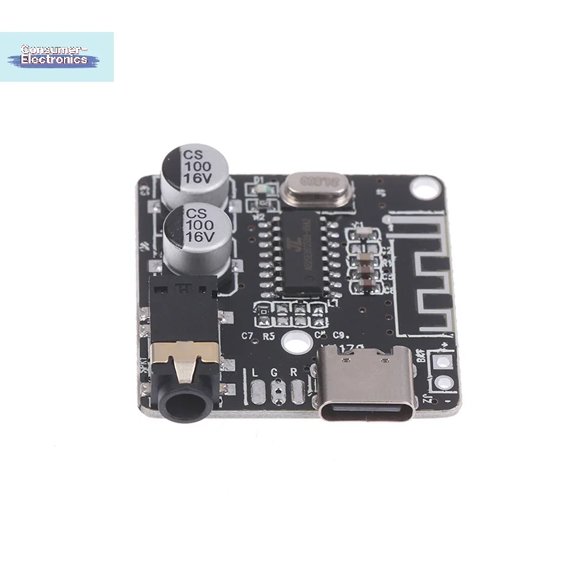 【Type-C Bluetooth Audio Receiver Board Bluetooth 5.1MP3 Lossless Car Audio Decoder Board Wireless Stereo Music Module 3.7-5V】