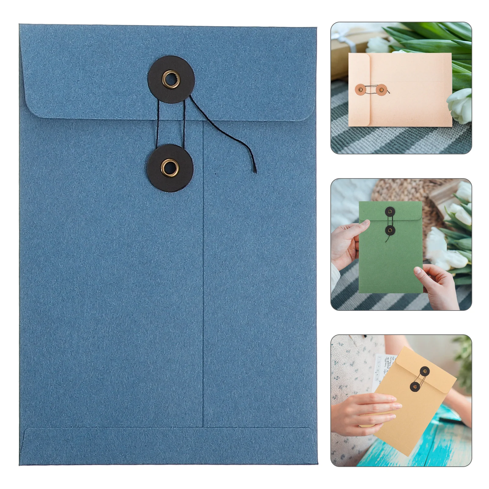 6 Pcs Portfolio Envelope File Document Folders Water Proof Paper Office