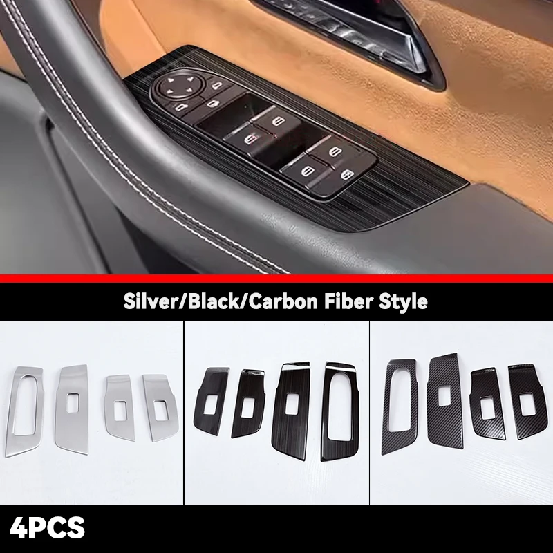 For Mazda CX-70 CX70 2025 2026 Accessories Interior Door Window Buttons Cover Trim Molding Decoration