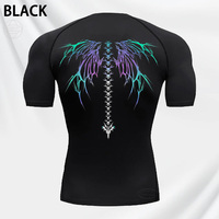 Elastic and Comfortable Men's Tops Thin Quick-drying Running T-shirt Gym Fitness Training Clothes Breathable Short-sleeved S-3XL