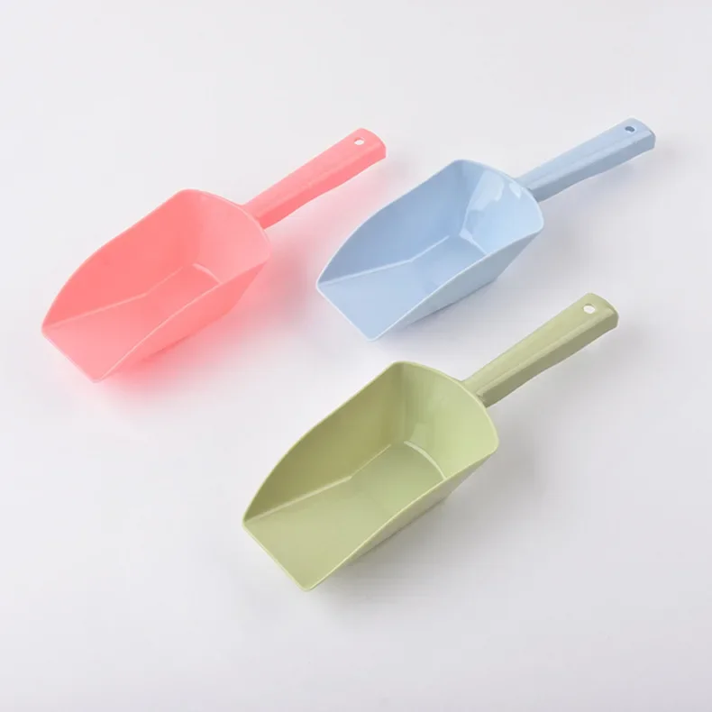 Candy Colors Multifunctional Frosted Small Shovel Kitchen Flour Grain Candy Coffee Bean Ice Scoops Party Buffet Kitchen Tools