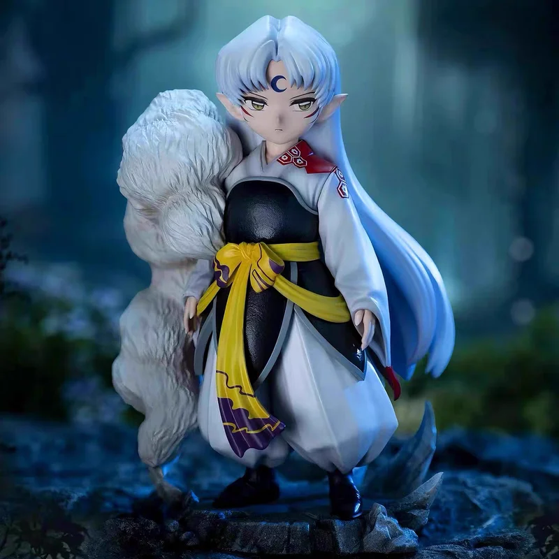 日本のアニメ周辺グッズ 犬夜叉 殺生丸 フィギュア 可愛い子供時代の像 モデルフィギュア デスクトップ飾り 男の子へのプレゼント