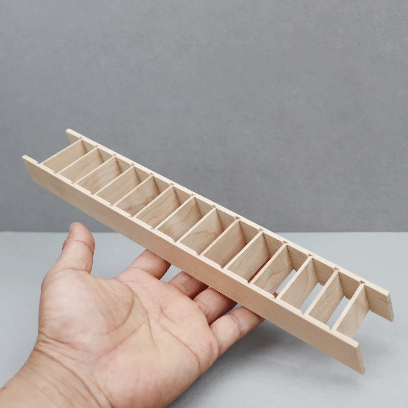 Casa de muñecas en miniatura, modelo de escalera a escala 1/12, ideal para juguetes y accesorios de muebles