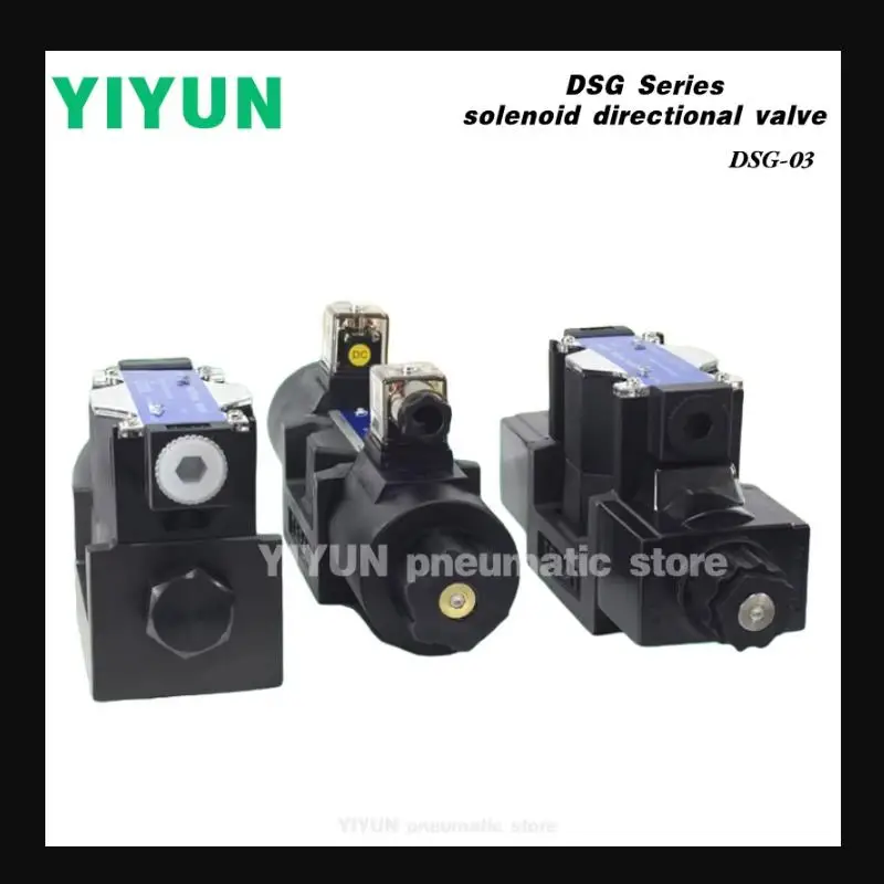 DSG-02 DSG-03-2B3,2B3B,2B3A,2B4B,2B60B,2B8,2B10B,2B11B,2B2A-DL LW YIYUN pneumatic solenoid directional Valve DSG Series