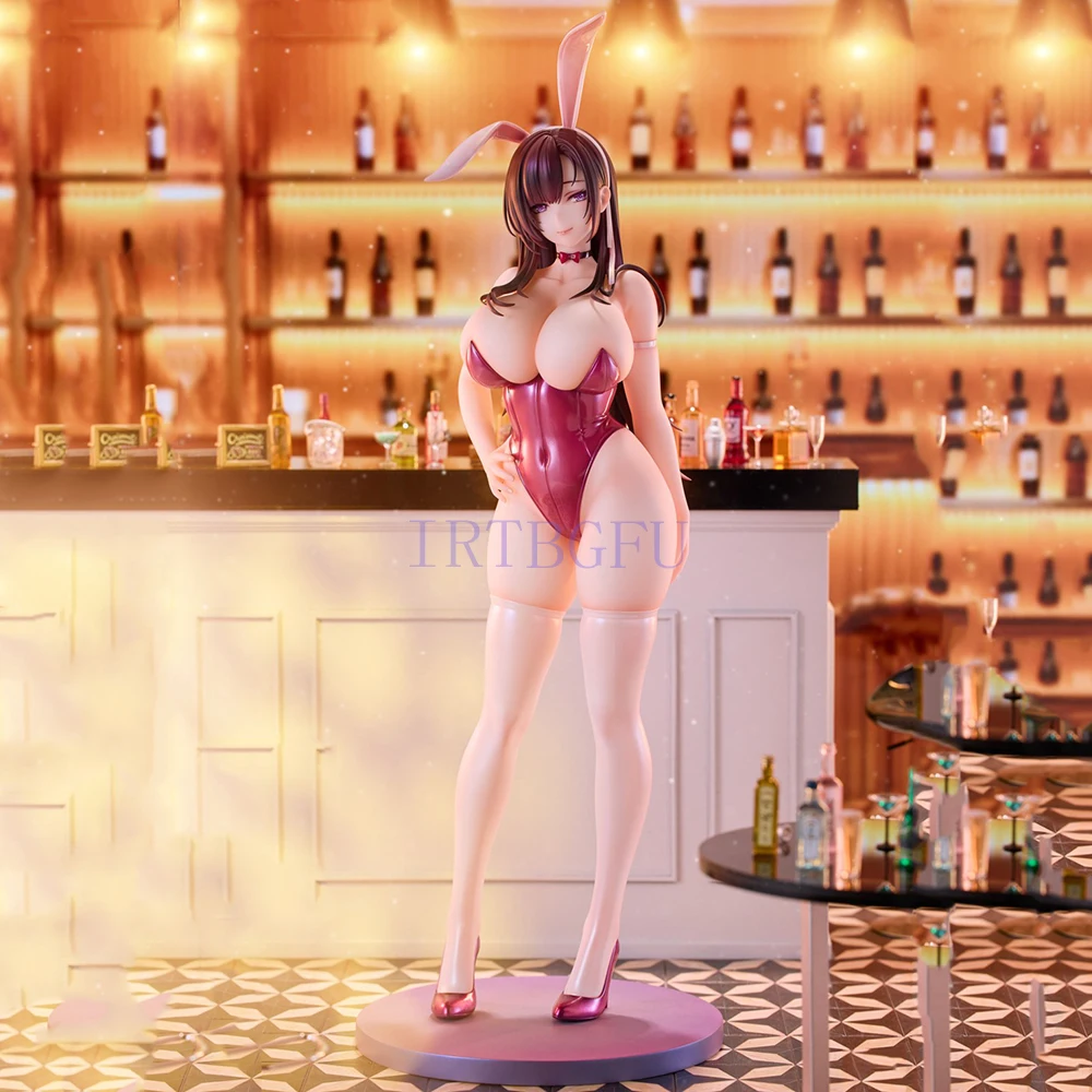 45cm Original Bunny Girl Anna 1/4 Figmon Vortex Mzy001 Chinese Anime Figures PVC Action Figure Toy Game Collectible Model Doll