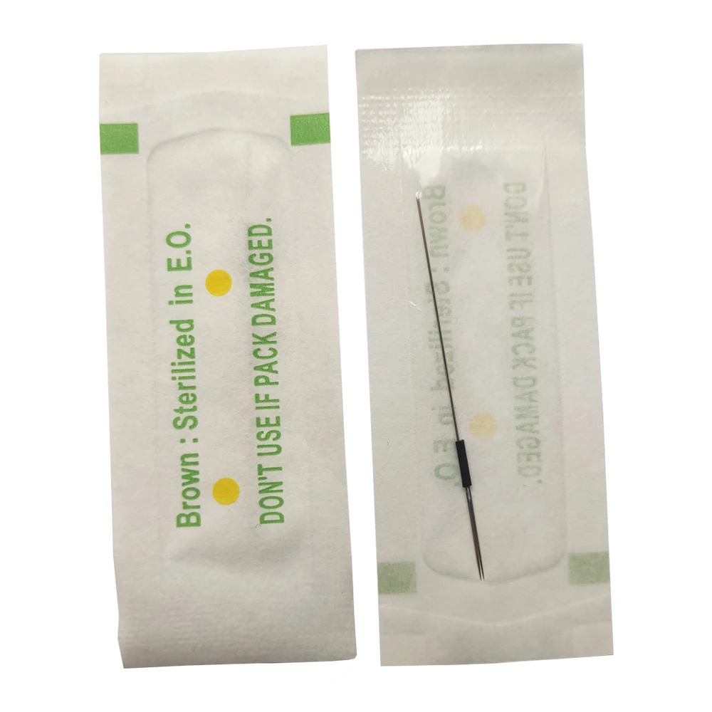 Disposable 2RL Tattoo Needles Round Needles 2R Agulha Size 0.35mmx50mm For Permanent Makeup Machine Microblading Accessories