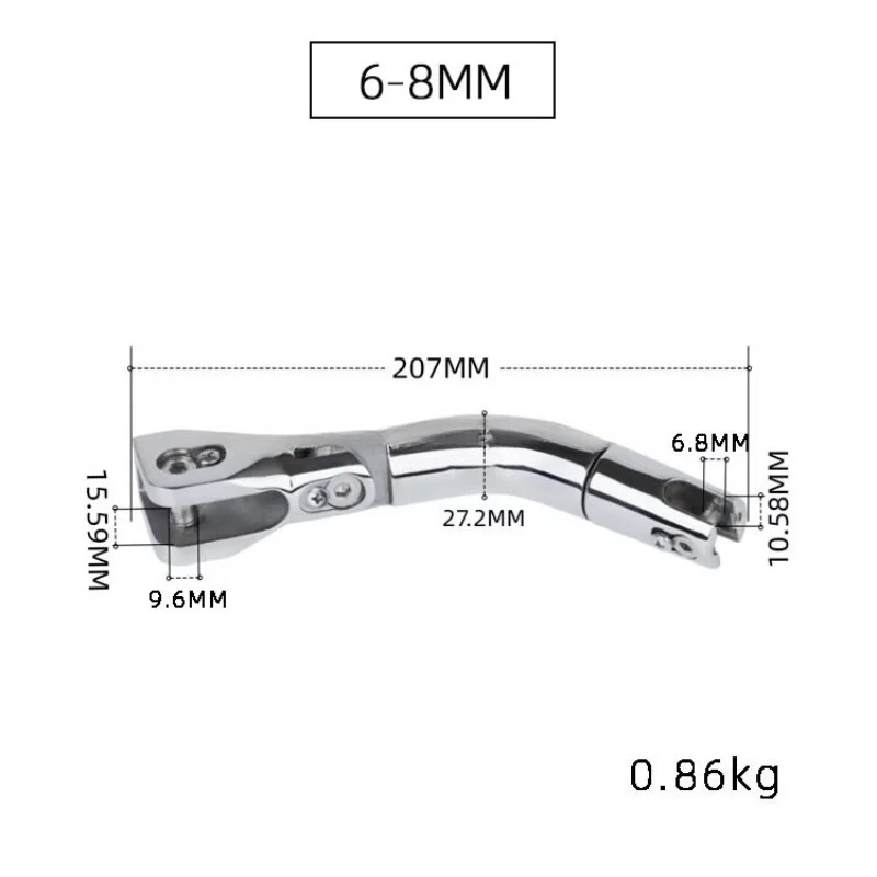 316 Stainless Steel Twist Connector  Boat Anchor Chain Connector Marine Mooring Double Anchor Swivel Connector