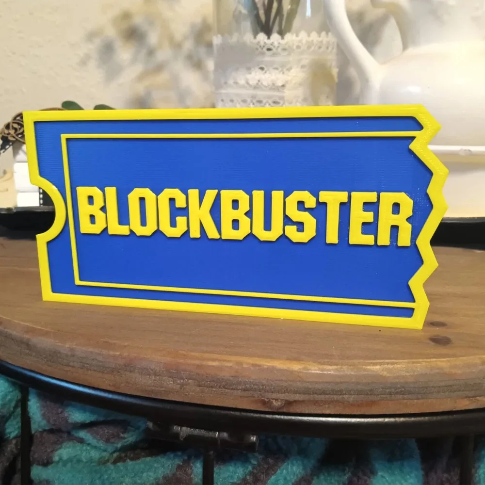 Blockbuster Led Lightbox Customizable Text  Home Theatre Wall Art Cinema Movie Room Decor Gift for Movie Enthusiasts