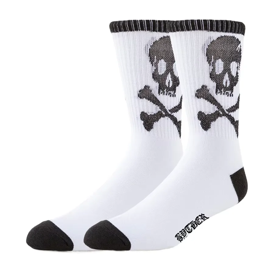 Мужчины Женщины Череп Трубка Носки Счастливые Носки Уличная Мода Дизайнер Хип-Хоп Забавные Новинки Платье Носки Теплые Комфортные Зимняя Повседневная Одежда