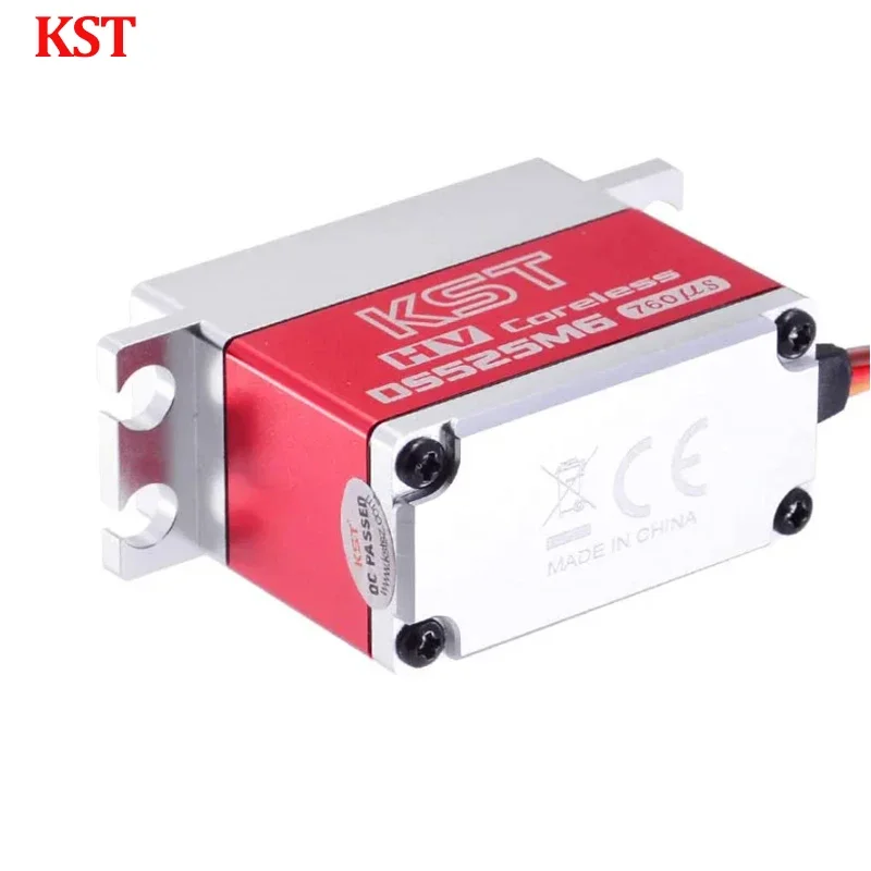 เซอร์โวมอเตอร์ KST DS525MG 7.5กก. 8.4V 0.04วินาที HV ดิจิตอล เกียร์โลหะ สำหรับโมเดล RC เครื่องบินไร้คนขับ รถยนต์ เรือ แขนหุ่นยนต์ เฮลิคอปเตอร์ อะไหล่เครื่องบิน
