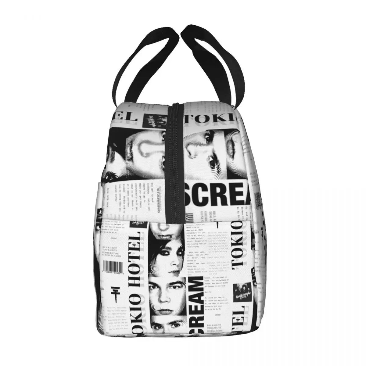 German Rock Music Tokio Hotel Insulated Lunch Box for Women Reusable Thermal Cooler Lunch Bag Food Picnic Container Tote Bags