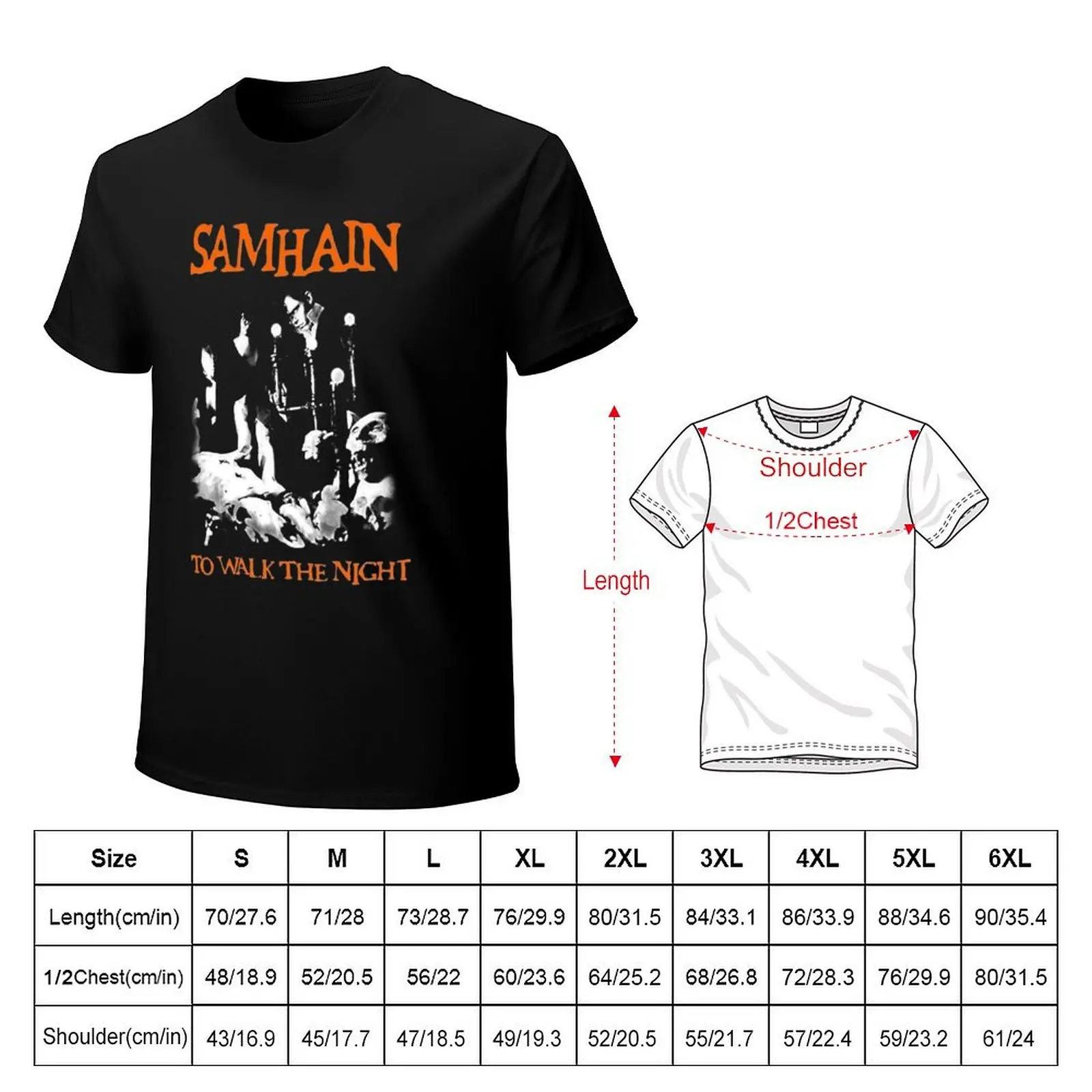 The Five Reasons Tourists Love Samhain Band T-Shirt Urban Style Print T-Shirt