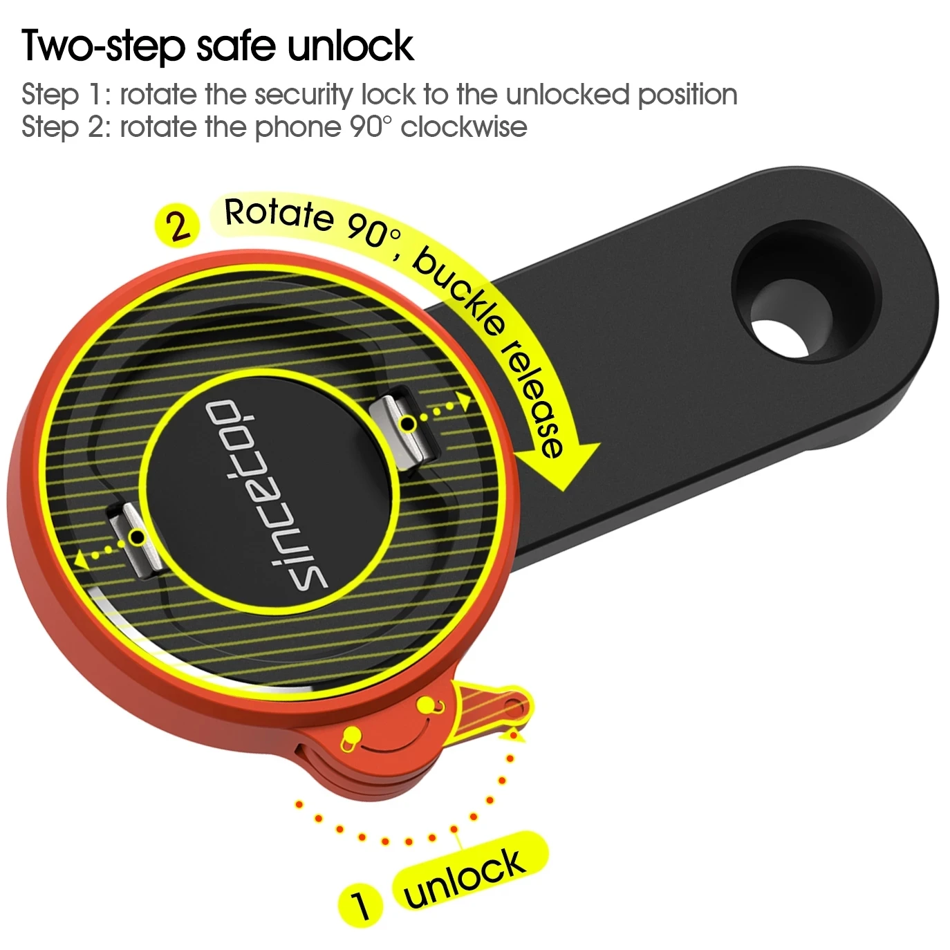 Motorcycle Phone Mount for iPhone 16 Pro Max/16 Pro/15 Pro & Samsung Galaxy S25 Ultra - Universal GPS Handlebar Holder - Image 4