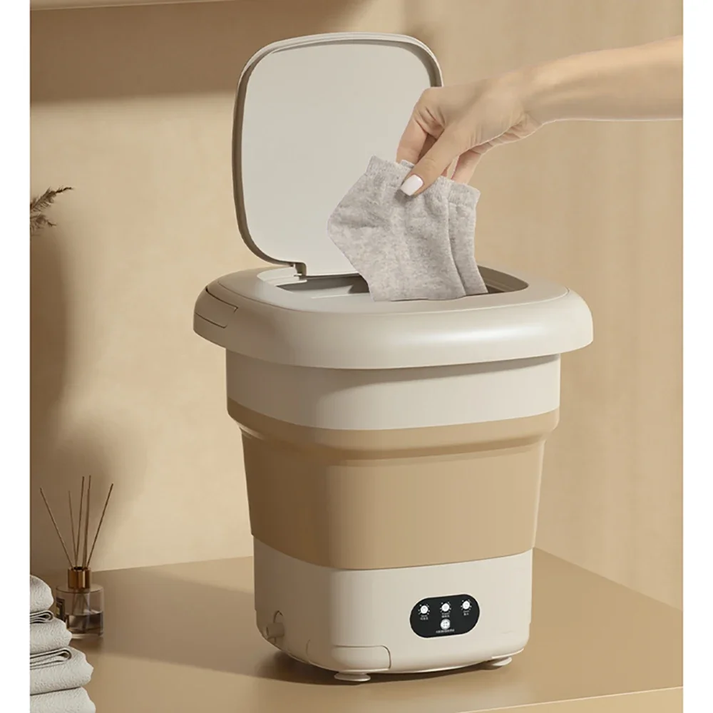 

9L Mini Washing Machine Home Portable Multi-Function Folding Washing Machine Underwear Socks Laundry Magic 세탁기