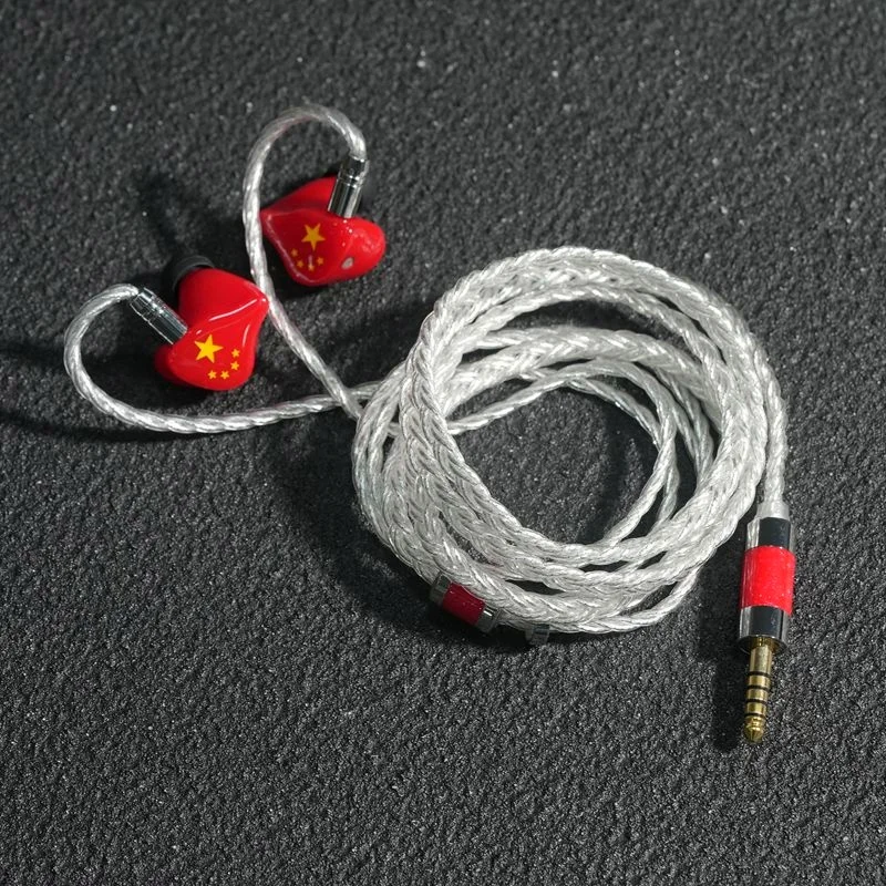 XINHS XH016 6-core monocrystalline copper silver plated palladium HIFI headphone upgrade cable 0.78 2PIN/IE900/MMCX