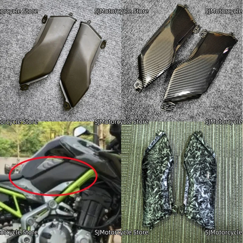 Motorcycle Accessories Fuel Tank Lower Side Plate Fairing Fit for Kawasaki Z900 Z 900 2017 2018 2019 2020 2021 2022 2023-2024